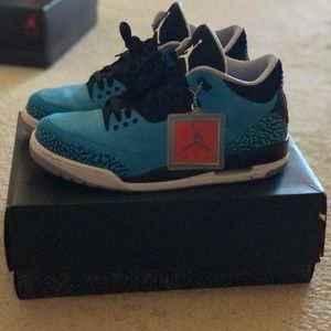 Air Jordan Retro 3- Blue